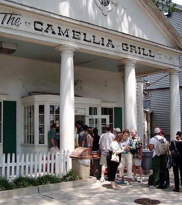 Camellia Grill. Great old-school diner located in a beautiful old house at the end of St. Charles St. This is a sit at the counter and watch the guys cook up your meal sort of place - they have awesome personalities and it is overall just a great time!