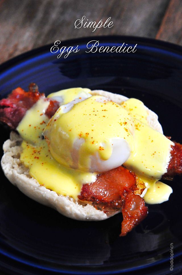 This Eggs Benedict recipe is a simplified version of the well-loved, classic Eggs Benedict recipe. Ready in minutes without all the fuss!