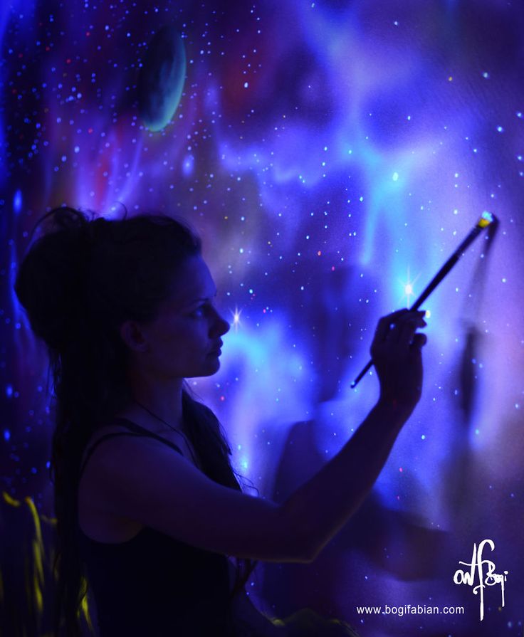 When The Lights Go Out, My Glowing Murals Turn These Rooms Into Dreamy Worlds | Bored Panda