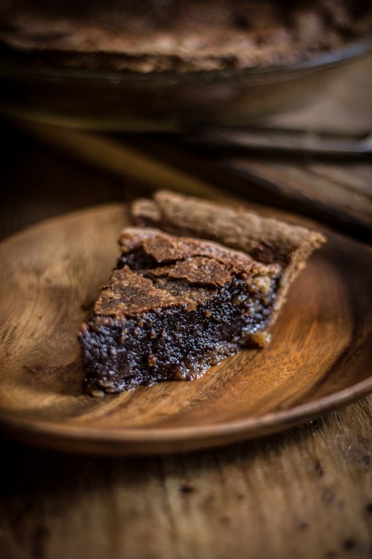 Chocolate Chess Pie // tastes like brownie batter