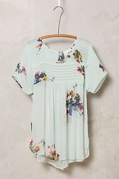 Springtide Pintuck Blouse #anthropologi