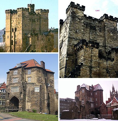 Newcastle upon Tyne, England (& The Black Gate) -Romans built a fort in this location in 12 AD which became a cemetary, this castle was built in 1172 - there is about 75 feet between the castle and the gate -many teams of paranormal investigators have