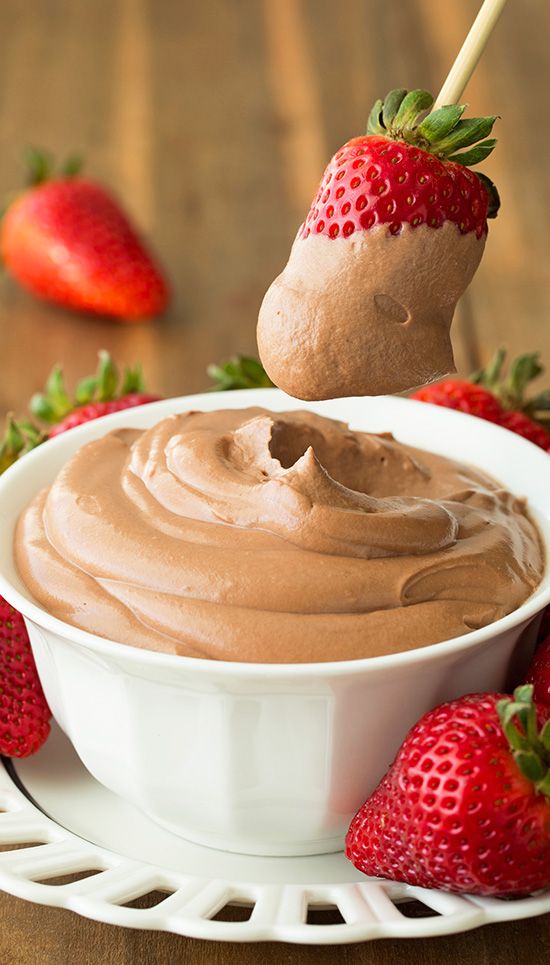 Nutella Cheesecake Dip - this stuff is AMAZING!! So good you'll want to just eat it by the spoonful.
