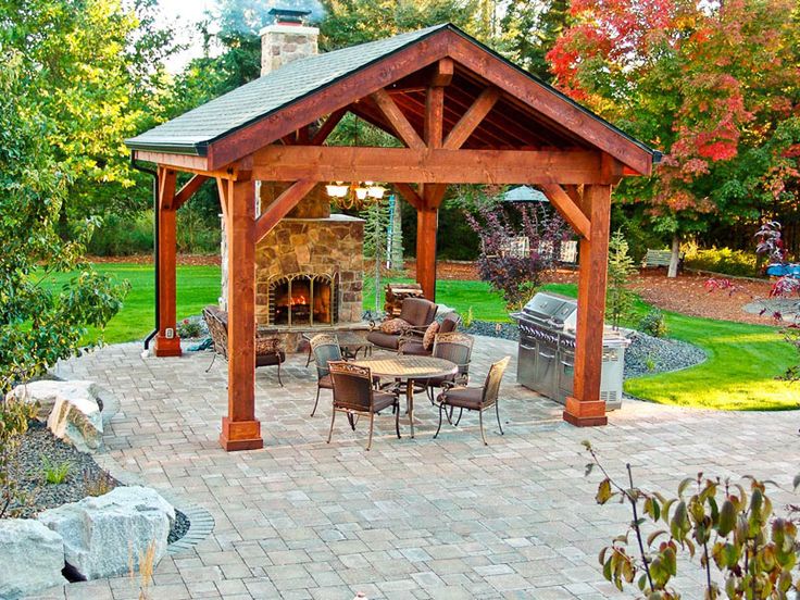 utdoor pavilions with fireplaces - Google Search
