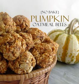 Oatgasm: No Bake Pumpkin Oatmeal Bites