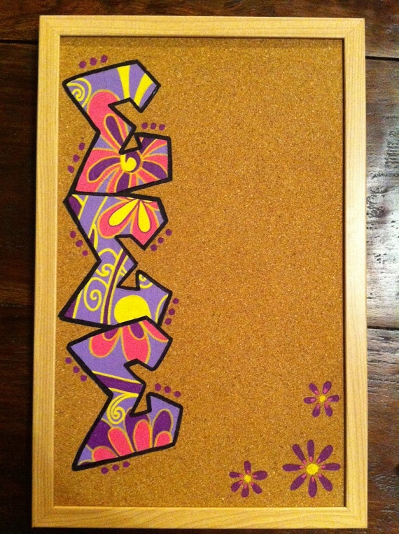adorable idea for my dorm, I know they have a KD one because I don't think Hayes or South have bulletin boards.