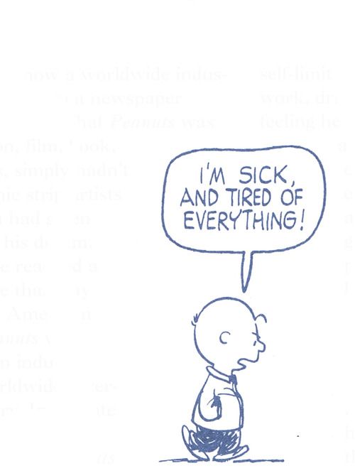 Down Is the New Up  comic by Charles M. Schulz :: scanned from The Complete Peanuts :: Fantagraphics Books :: 2004