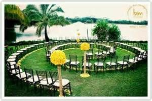 Love this setup for walking down the "aisle"