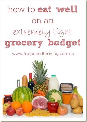 You can eat healthy food on a very tight budget. Here are some tips on how to do it.