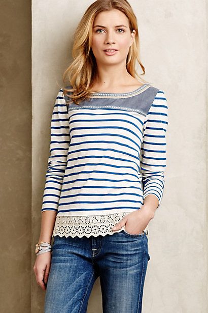Dear Stitch Fix stylist Meghan - This Shiloh Embroidered Top from anthropologie is such a great top! the combo of colors and textures and patterns is so unique and intriguing. I'd love something like this!