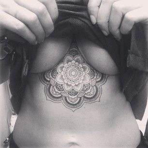 henna sternum tattoo - Google Search