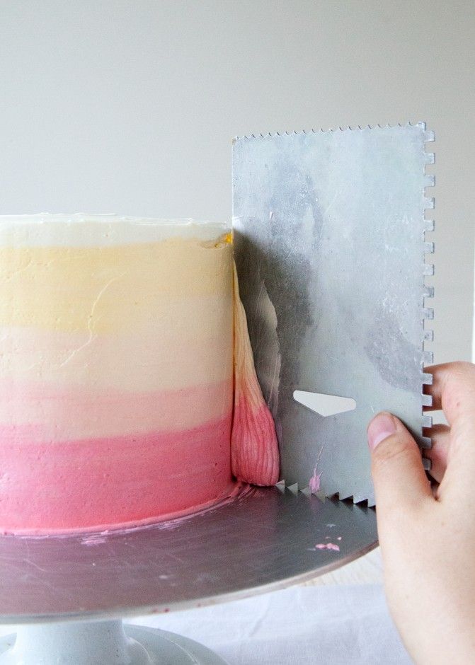 How to Ice a Cake - The Perfect Ombre - Style Sweet CA