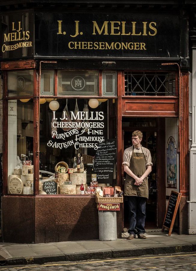 I.J. Mellis Cheesemonger ~ Edinburgh, Scotland.