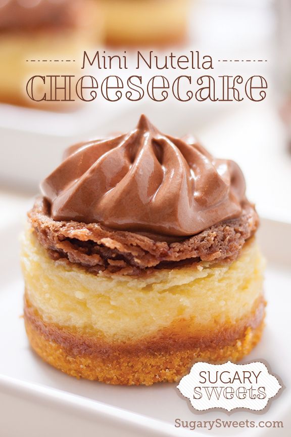 ini Nutella Cheesecakes