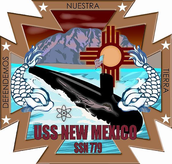 USS New Mexico (SSN 779) Ship Crest