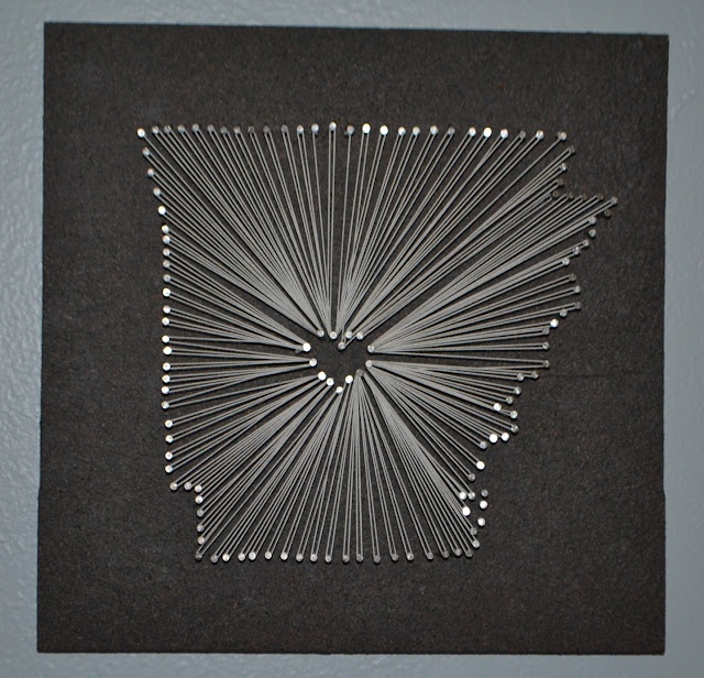 Arkansas string art