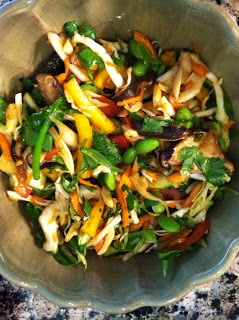 y Quest to Become Plant Strong: Chopped Asian Salad by Roberto Martin...Yum!