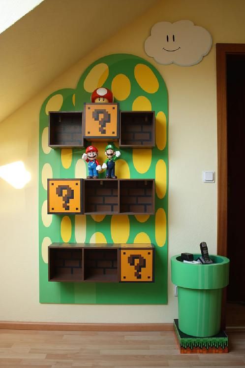 Great Collection of DIY Shelves for Kids Rooms! These are so clever and would look fab in any room! Perfect for my little book worm.