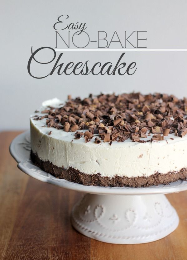 Easy No-Bake Cheesecake Recipe- Baker Bettie