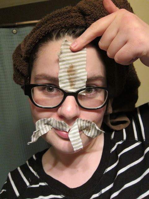 diy hair removal- This totally worked! I just did this right now and it totally cleaned up my eyebrows!! -Amanda