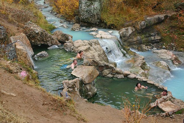 Diamond Fork hot springs - Utah