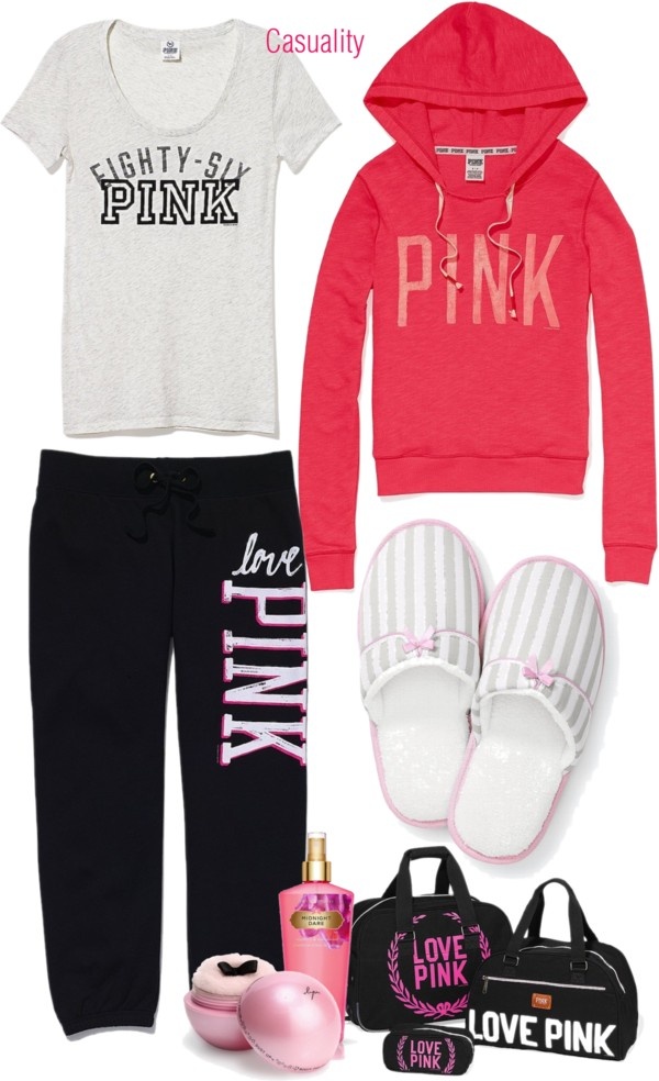 "Victoria's Secret Pajama Party" by casuality on Polyvore