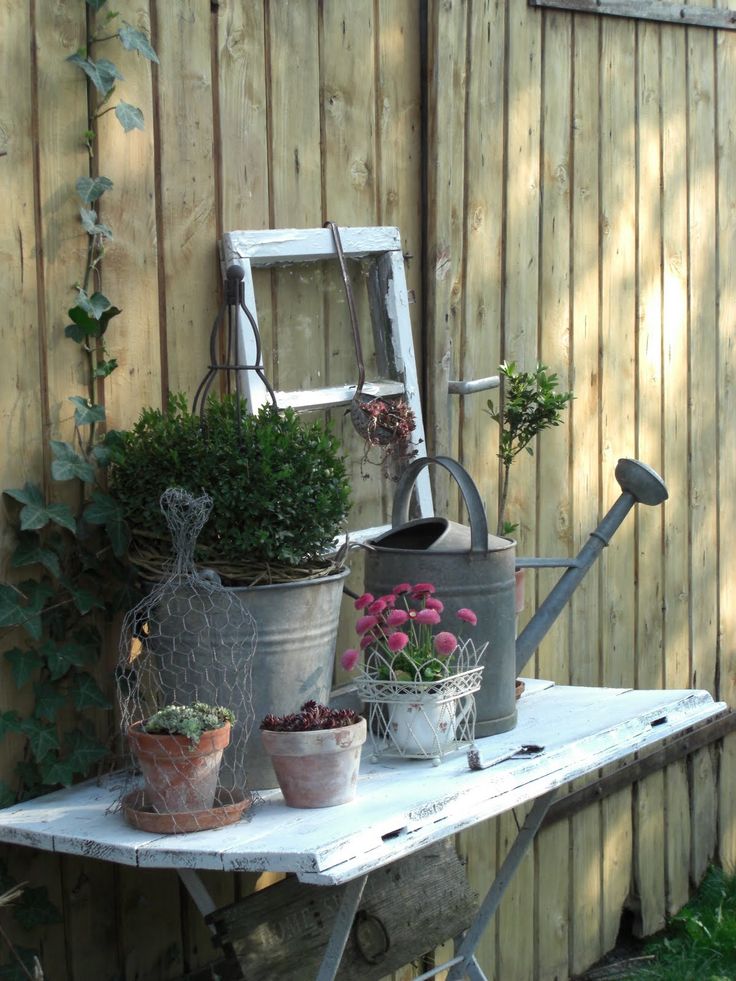 lovely garden display