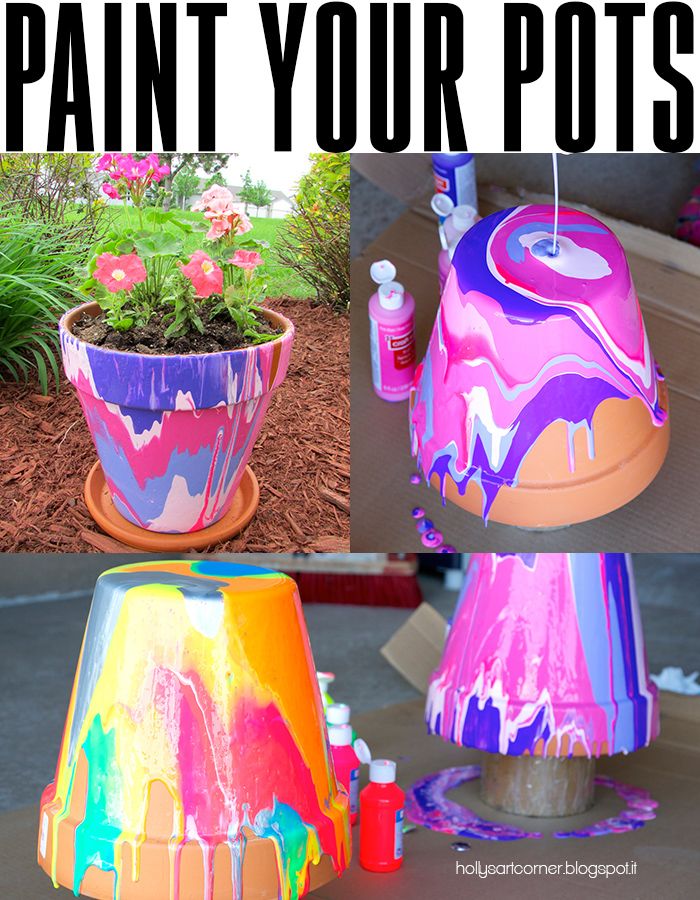 Paint your flower pots - Andrea's Notebook