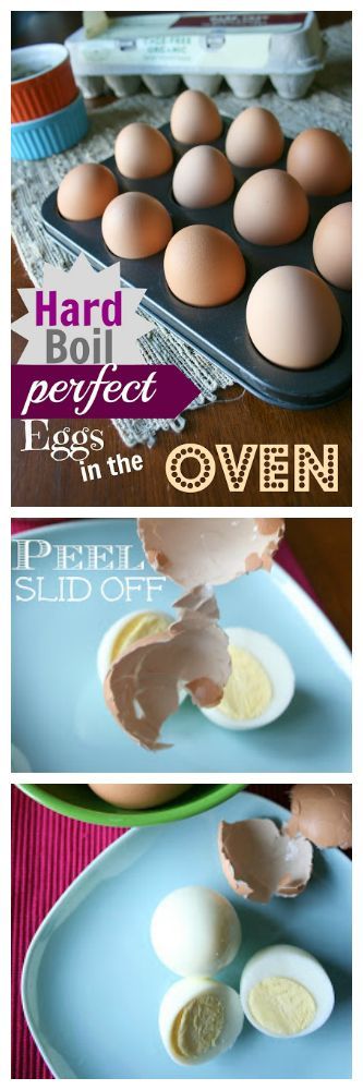 How to Make PERFECT Hard Boiled Eggs in the Oven. This is a game changer people!