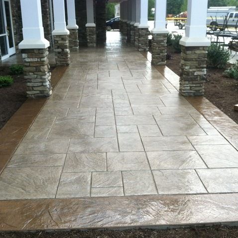 Stamp Concrete Patio Design Ideas, Pictures, Remodel, and Decor - page 2