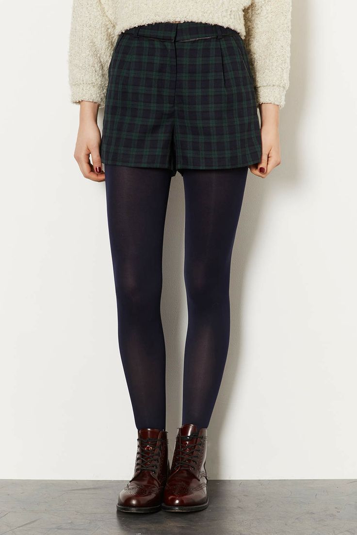 Green Lightweight Check Shorts - New In This Week - New In - Topshop