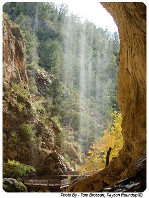 Tonto Natural Bridge - When I was in 5th grade my awesome teacher took us here to hike the waterfall trail. It was one of the best field trips EVER.