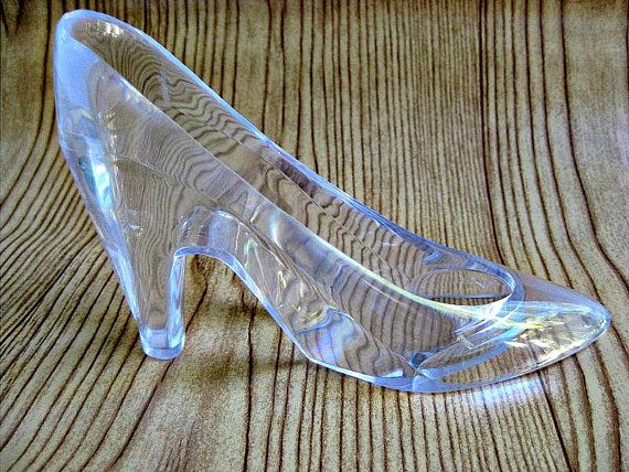 Cinderella's Glass Slipper (Large) - Princess Party Decoration, Party Game, Cake Topper on Etsy, $6.00