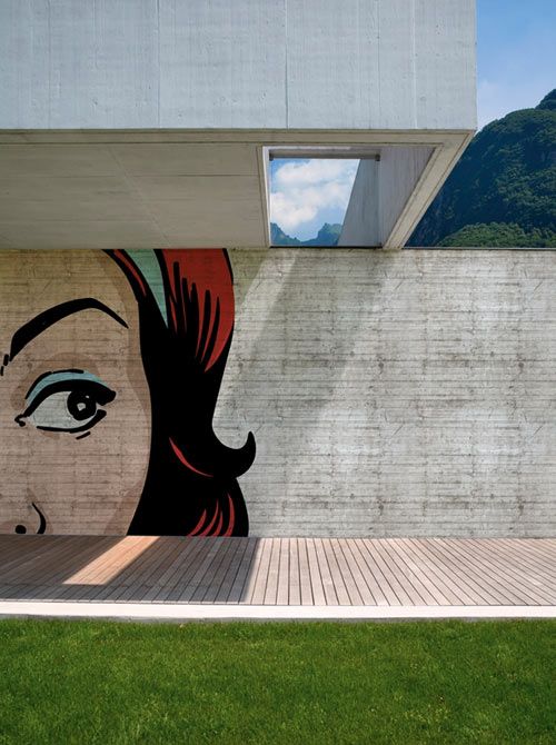 Yes, outdoor wallpaper, or as Wall & Decò call it, OUT – Outdoor Unconventional Texture.