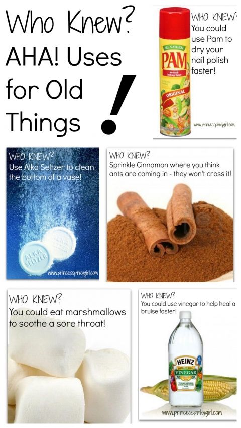 Who Knew - Aha uses for old things copy