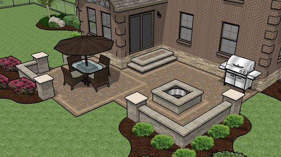 patio design ideas with pavers | Patio Ideas: How to Successfully Design a Paver Patio! : Paver Patio ...
