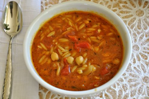 Ordinary Vegan Garbanzo Bean & Tomato Soup