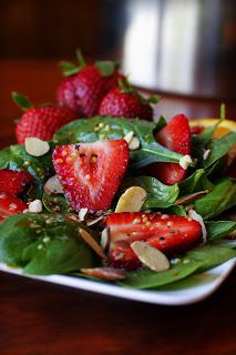 Radiant Health Inner Wealth: Spinach-Strawberry Salad