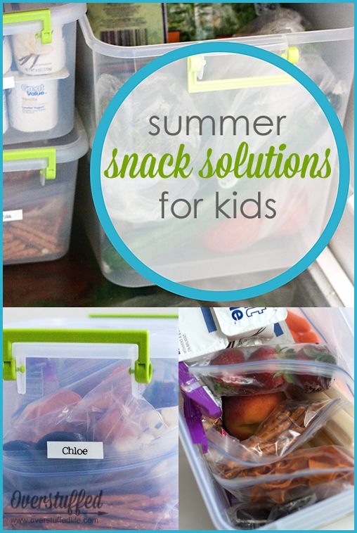 Do your kids eat everything in the house on long summer days? Here is one solution to both help them monitor how much they are eating during summer break and help you save money! #overstuffedlife