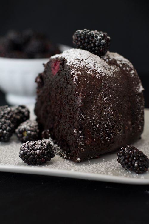 Blackberry Chocolate Bundt Cake ... and more delicious cake recipes where this came from!