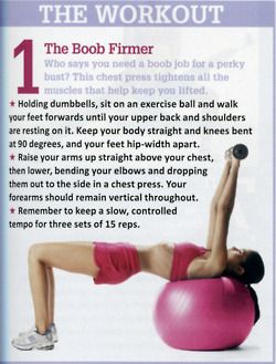 Drop up to 25 unwanted centimeters from your waist, bum, thighs, and arms.   Do the triple circuit 3 times a week. Perform 10 reps of each move one after the other. Rest for 2 minutes, then repeat twice more.  Add two sessions of moderate cardio (think a 