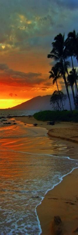 aui, Hawaii - Sunrise. I just love the layered look of this photo. a wonderful composition.