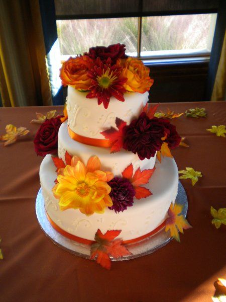 Fall wedding cake!