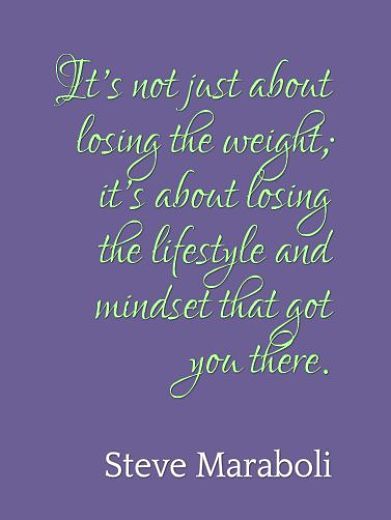 Losing weight quotes: "It´s not just about losing ...." by Steve Maraboli
