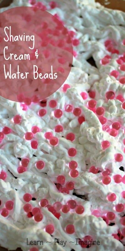 Combining two favorite sensory materials for a whole new sensory activity!