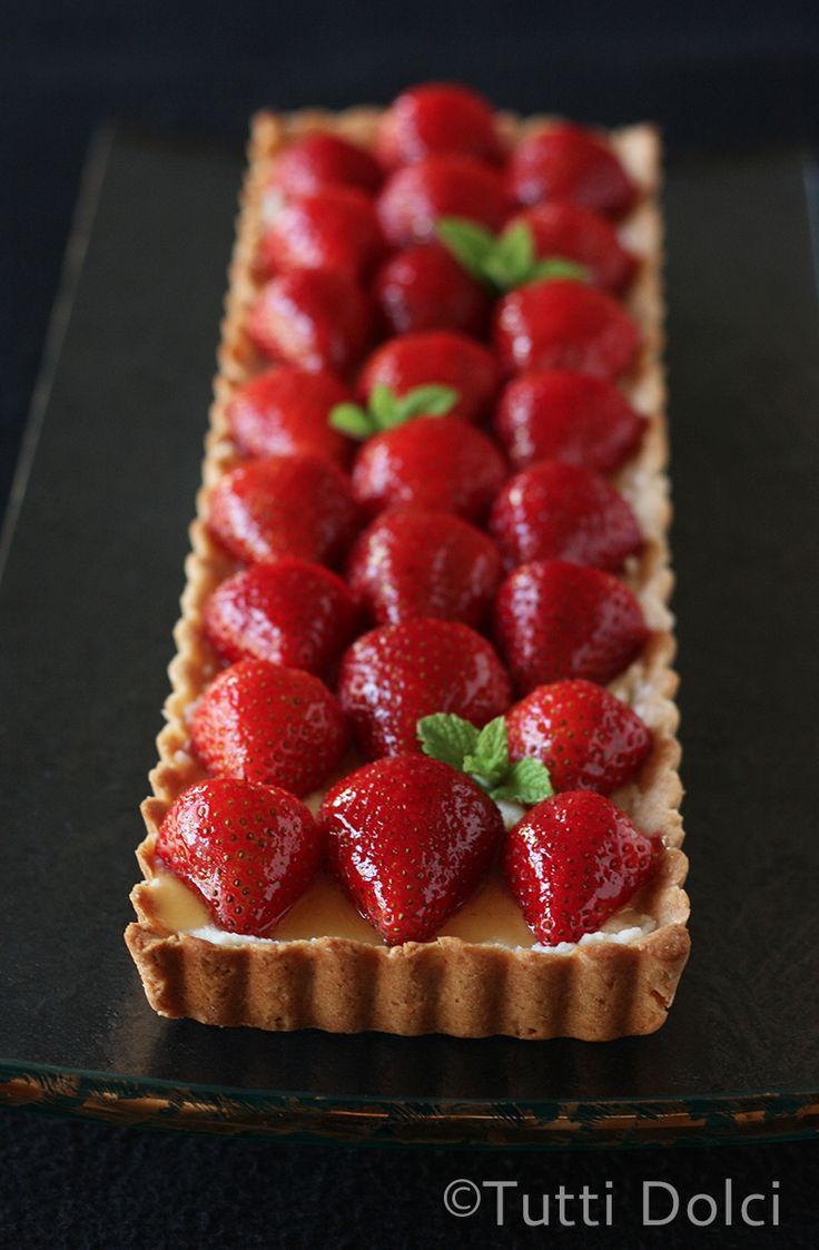 Strawberry-Mascarpone Tart | Tutti Dolci