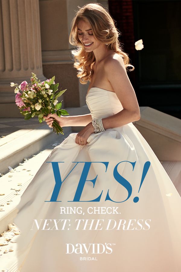 Congrats! You're ENGAGED! Shop the Spring 2015 collection at David's Bridal to discover your dream dress.