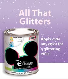 Glitter, Dry Erase, Glow in the dark Top Coats go over any color paint.  Metallic and chalkboard are tintable.