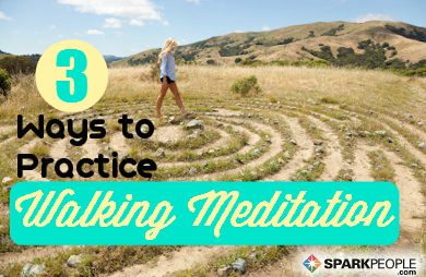 Check out these 3 ways to clear your mind with walking meditation. You can do it anywhere-- and it's SO relaxing! | via @SparkPeople