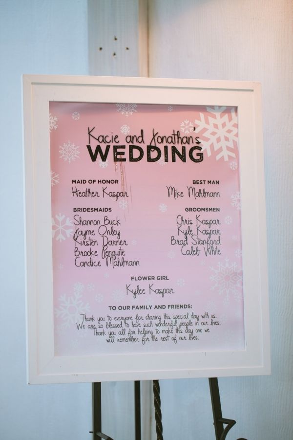 y wedding planner gave me this idea. She said that people spend so much money on programs and 90% of them end up being trash IF people take them at all. Tell your ushers to have people check it out before seating them.